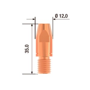 FUBAG Контактный наконечник M10х35 мм CuCrZr D=1.0 мм (25 шт.) в Барнауле фото