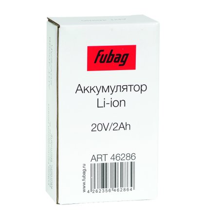 Аккумуляторная батарея FLI5S1P1202 Li-ion к бензиновым газонокосилкам FUBAG с электростартером и минирайдеру (20V/2Ah) в Барнауле фото
