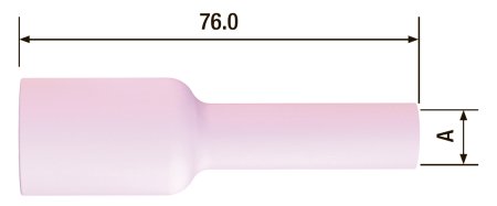 FUBAG Сопло керамическое для газовой линзы №5L ф8 FB TIG 17-18-26 (2 шт.) в Барнауле фото