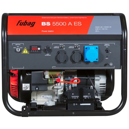 FUBAG Бензиновый генератор с электростартером и коннектором автоматики BS 5500 A ES в Барнауле фото