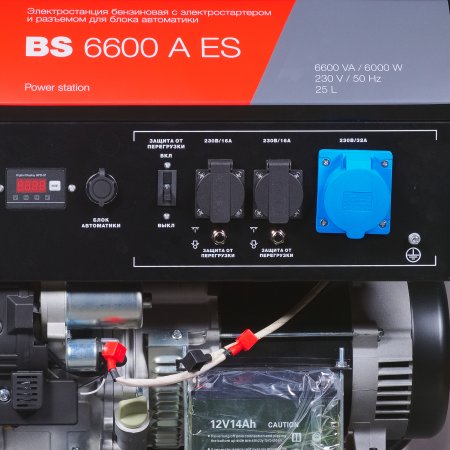 FUBAG Бензиновый генератор с электростартером и коннектором автоматики BS 6600 A ES в Барнауле фото