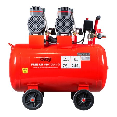 Компрессор безмасляный малошумный FUBAG Свободный Воздух (Free Air) 490/100/4.0 S в Барнауле фото