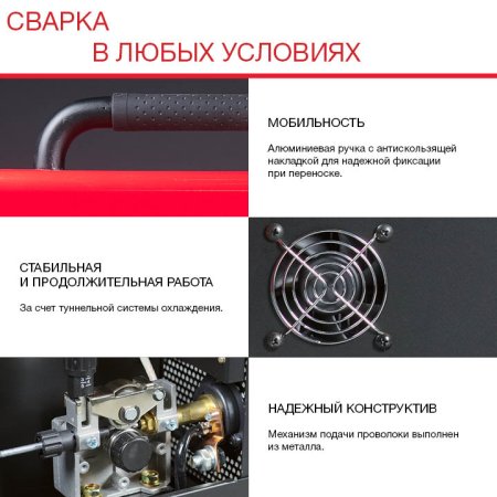 FUBAG Сварочный полуавтомат IRMIG 180 SYN с горелкой 250 А 3 м в комплекте в Барнауле фото