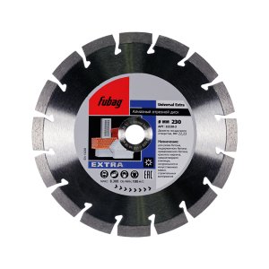 Алмазный отрезной диск FUBAG Universal Extra_ диам. 230/22.2 в Барнауле фото