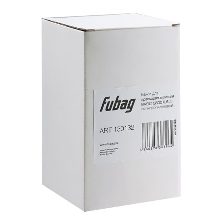 FUBAG Бачок для краскораспылителя BASIC G600, 0.6л полипропиленовый в Барнауле фото