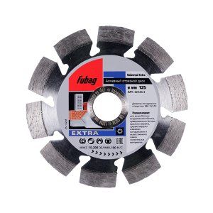 Алмазный отрезной диск FUBAG Universal Extra D125 мм/ 22.2 мм в Барнауле фото